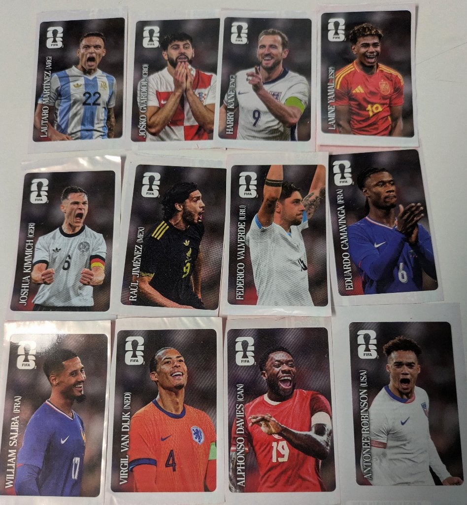 12x  Panini FIFA World Cup 2026 COCA-COLA volledig Stickers, Verzenden, Nieuw
