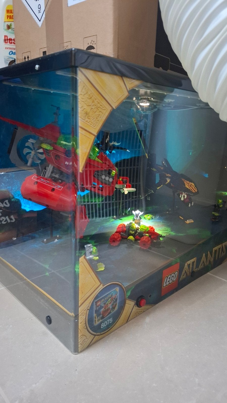 LEGO atlantis display, Ophalen, Overige thema's, Lego, Overige typen