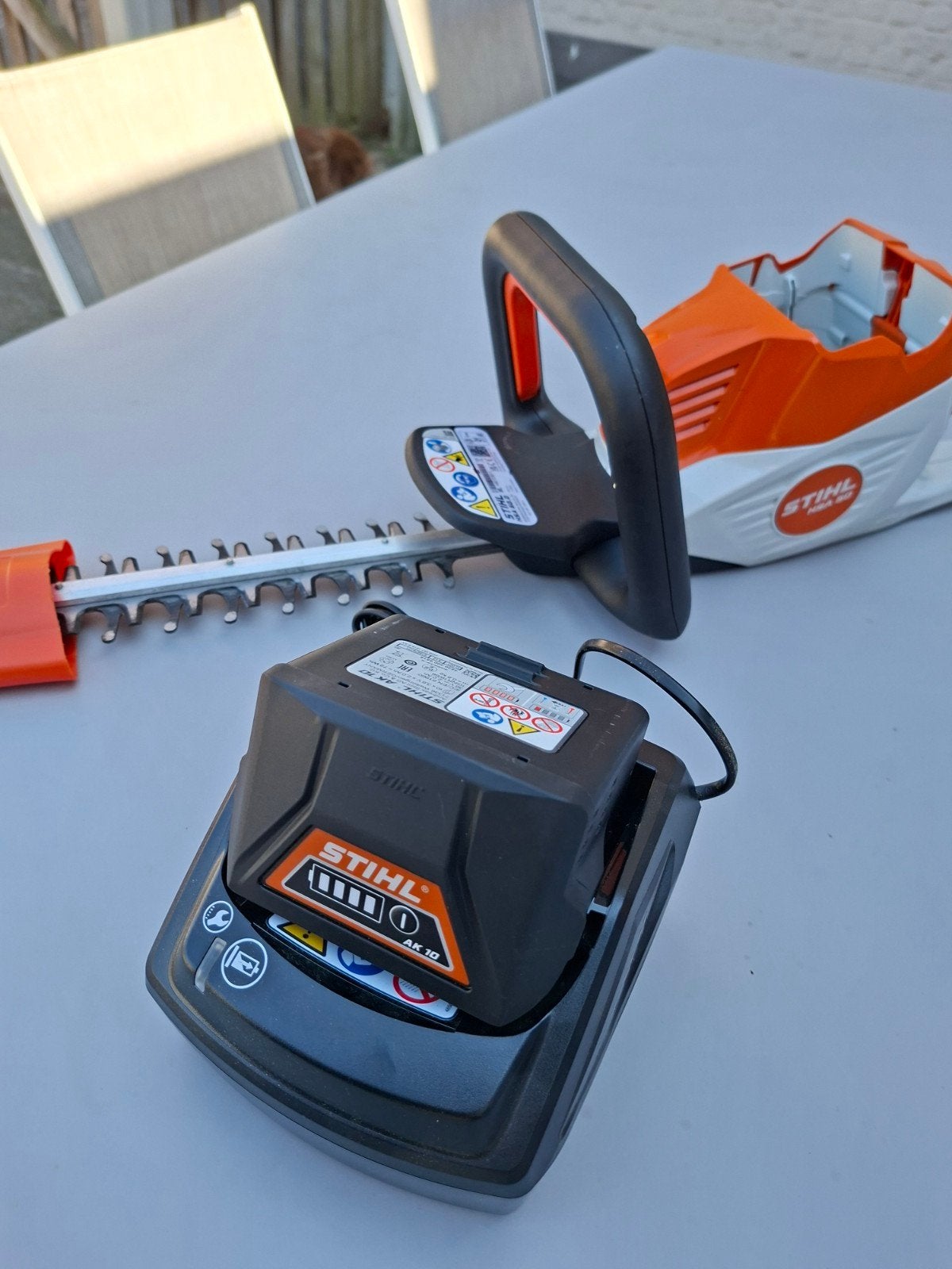 Haagschaar met batterij - Still, Ophalen