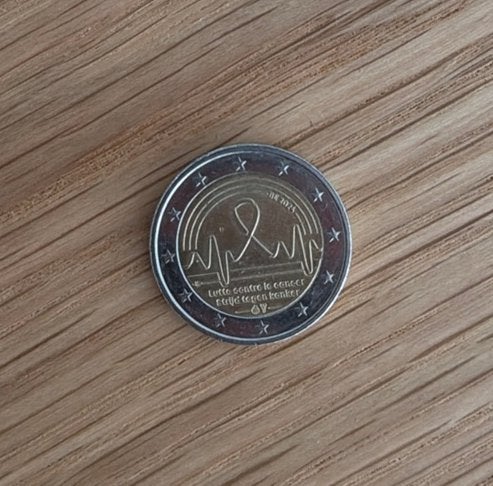 Belgique 2 euros, lutte contre le cancer Belgium · 2024, Timbres & Monnaies, Enlèvement ou Envoi, Belgique, 2 euros, Monnaie en vrac