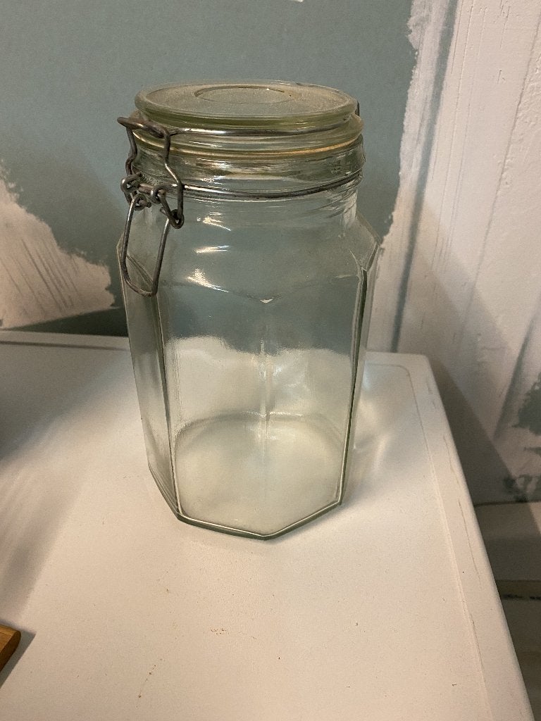 Steriliseerpot of inmaakpot glas 2 liter, Ophalen of Verzenden, Voorraadpot, Wit, Overige merken