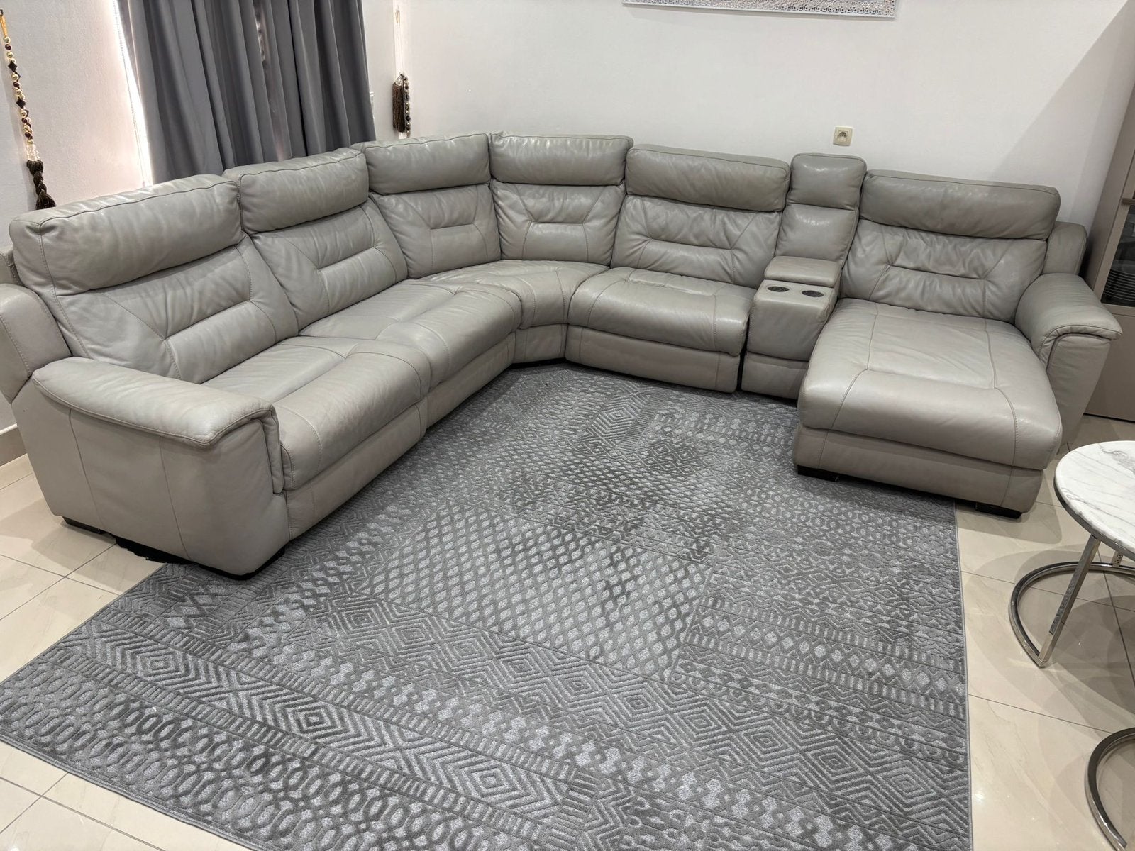 Leder zetel!, Ophalen, Zo goed als nieuw, Leer, Luxe
