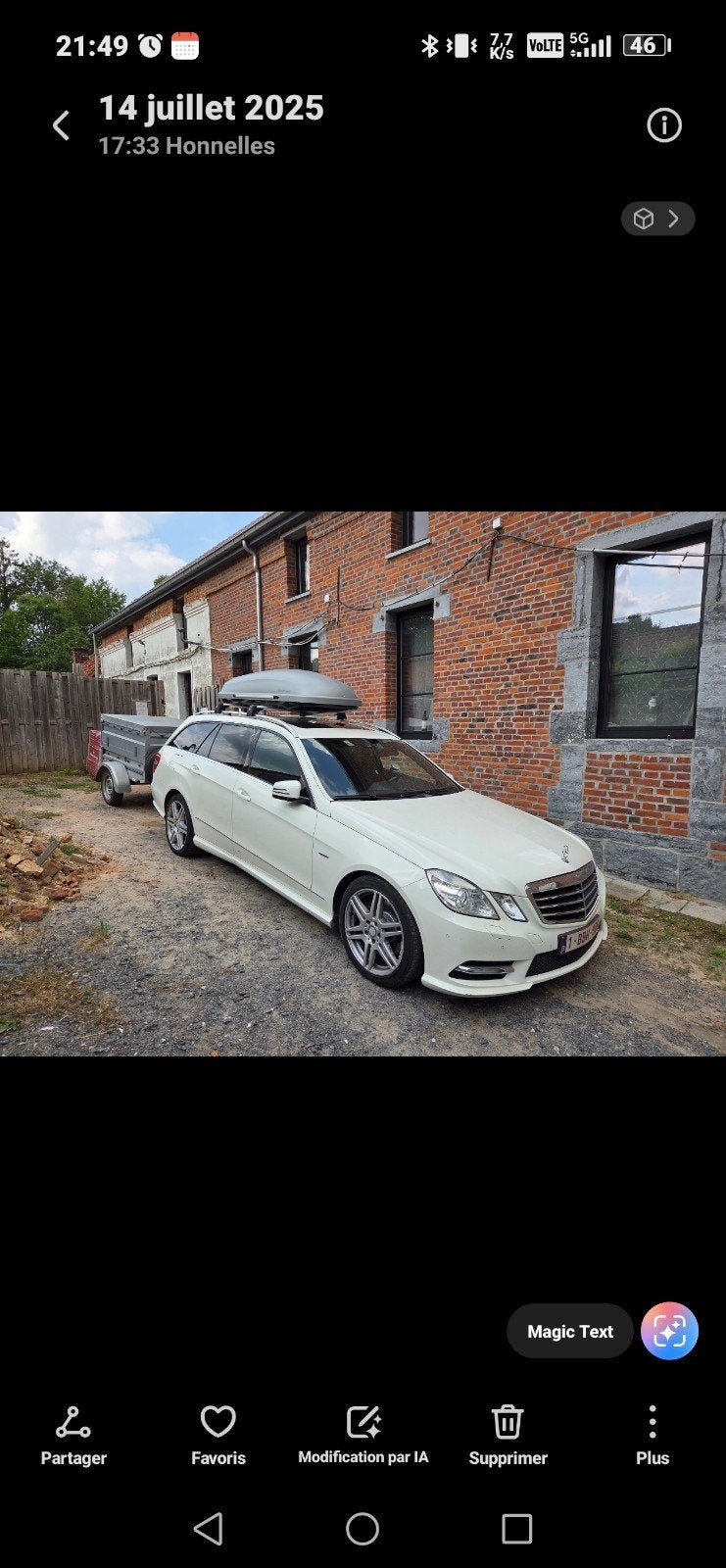 Coffre de toit Mercedes, Achat, Barres de toit, Break, Particulier