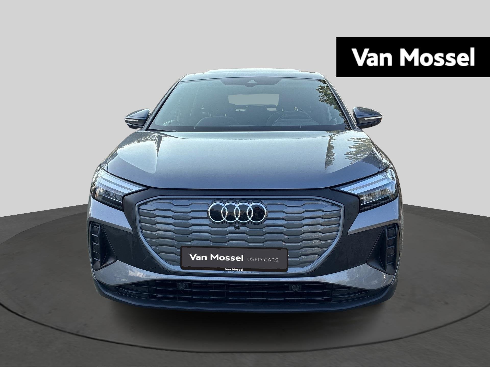Audi Q4 Sportback e-tron 40 Advanced | leder | Pano | Pack T, Auto's, Automaat, Dealer onderhouden, Gebruikt, Zwart