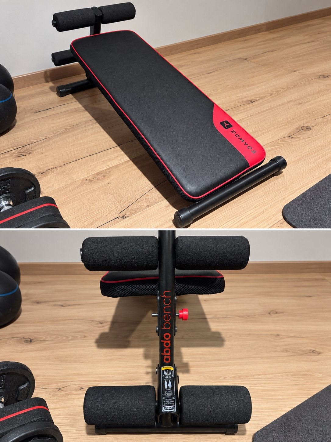 Domyos abdo bench, Enlèvement, Comme neuf, Jambes, Banc d'exercice