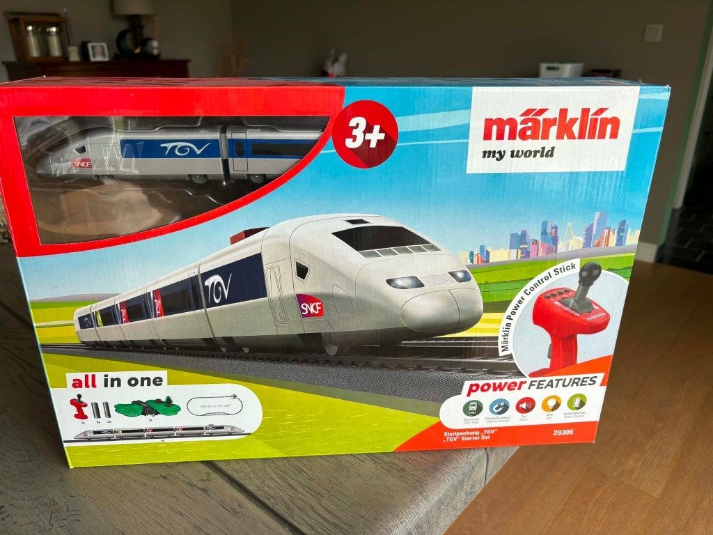 Marklin My World trein - Startset TGV, Hobby en Vrije tijd, Ophalen, Zo goed als nieuw, Rails, Märklin