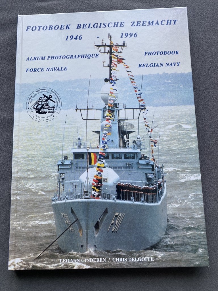 Fotoboek Belgische Zeemacht 1946-1996, Verzamelen, Militaria | Algemeen, Ophalen, Marine, Boek of Tijdschrift