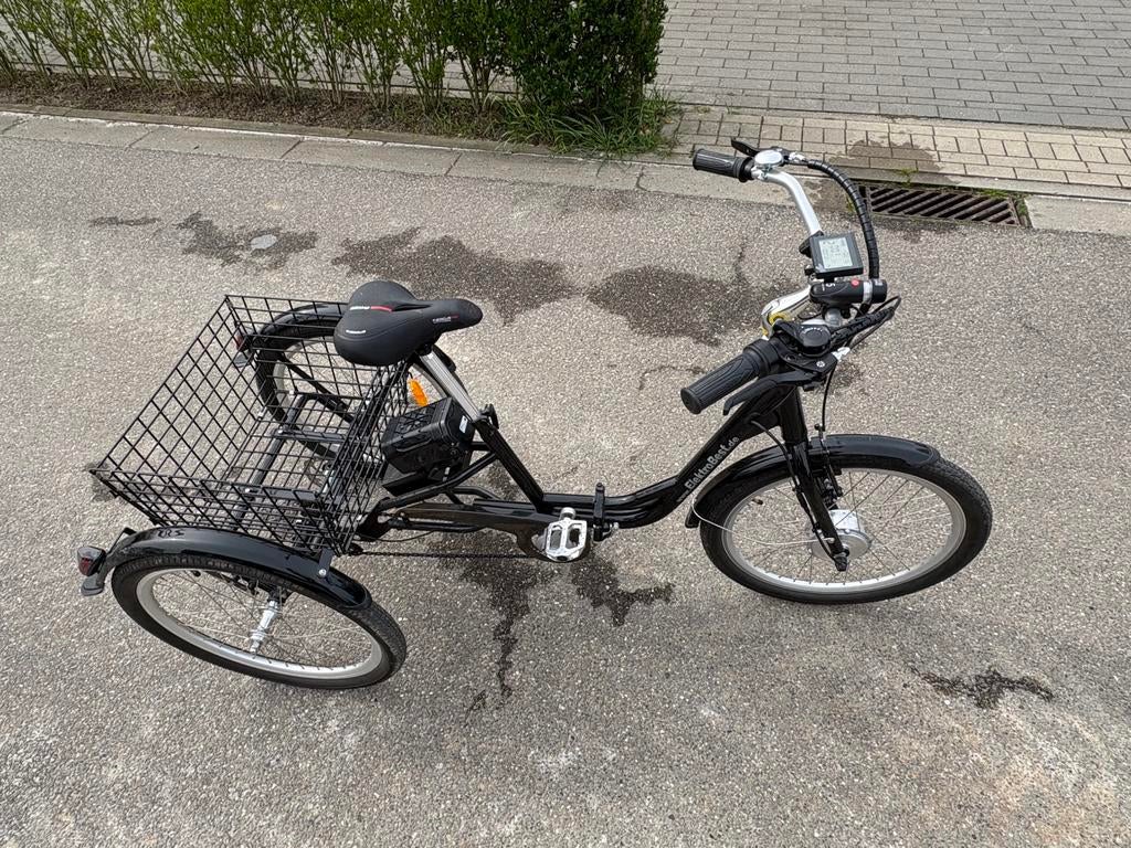 Opplooibare elektrische driewielerfiets, Enlèvement, Comme neuf
