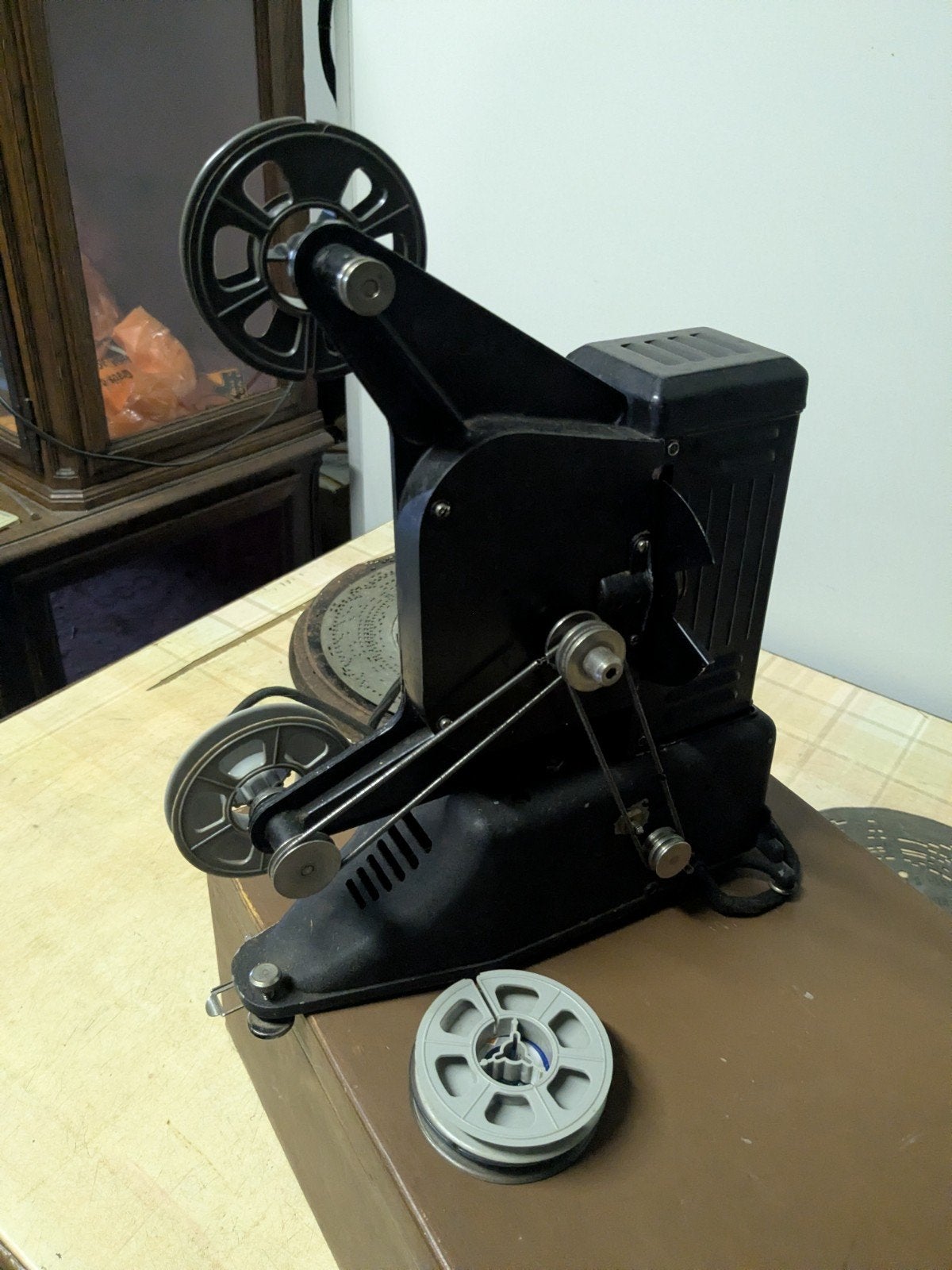 Filmprojector, Ophalen