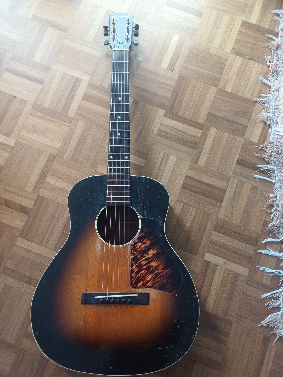 Guitare acoustique Kalamazoo KG-11 (Gibson) vintage1938, Muziek en Instrumenten, Ophalen, Gebruikt, Western- of Steelstringgitaar