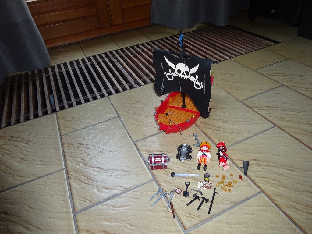 Bateau pirate Playmobil, Enlèvement ou Envoi, Comme neuf, Ensemble complet