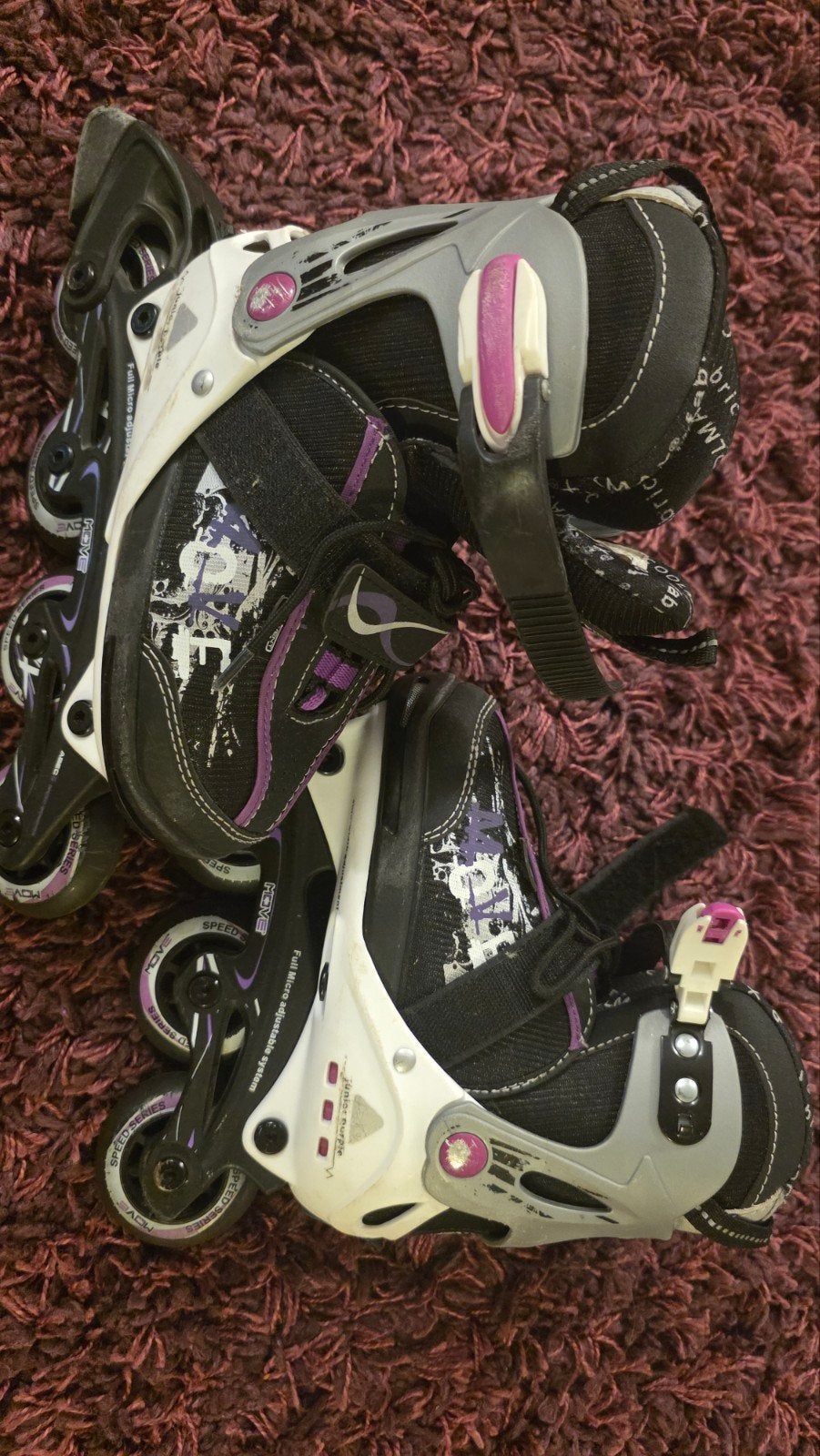 Move verstelbare inline skates / skeelers – maat 29–32, Sport en Fitness, Ophalen, Verstelbaar, Kinderen