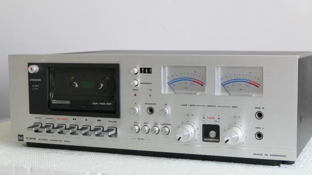 Dual C819 cassettedeck, Audio, Tv en Foto, Cassettedecks, Ophalen of Verzenden, Enkel