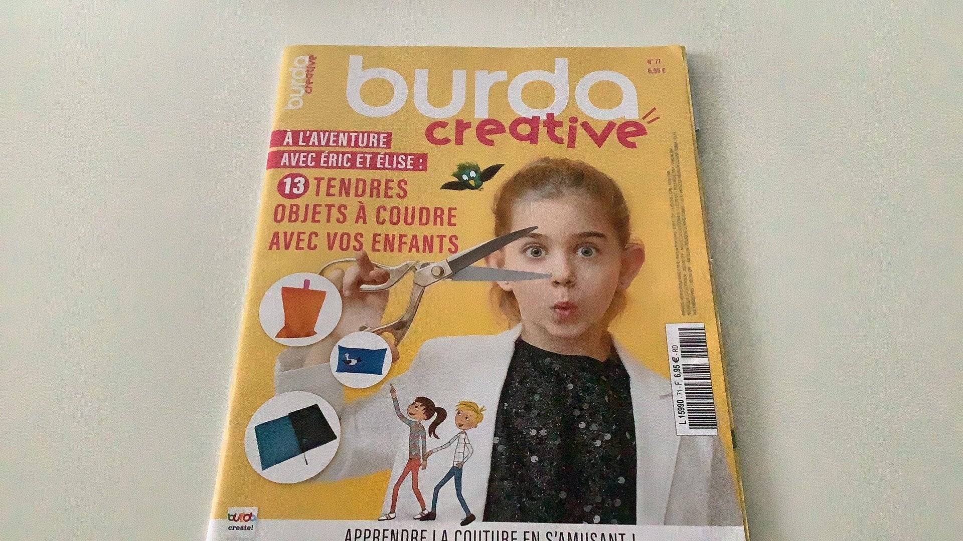 Burda creative n71, Enlèvement ou Envoi, Comme neuf, Broderie ou Couture, Convient aux enfants