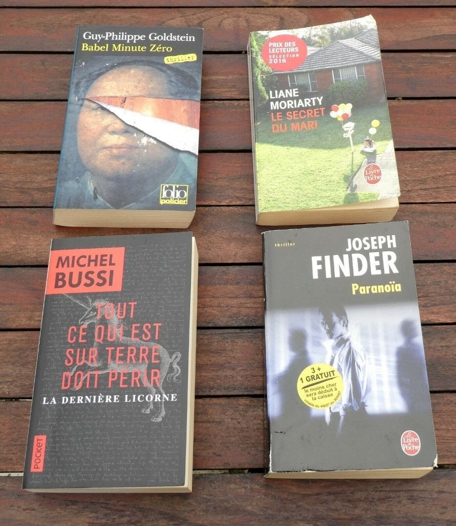 4 superbes romans/thrillers comme neufs, Livres, Enlèvement ou Envoi