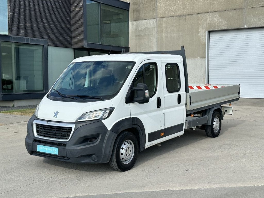 Open laadbak Peugeot Boxer  7pl dubbel cabine Airco Trekhaak, Achat, Entreprise, 7 places, Boîte manuelle