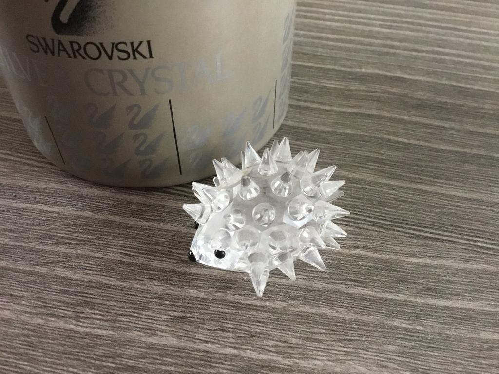 Swarovski, egel in doos, Verzamelen, Ophalen of Verzenden, Zo goed als nieuw