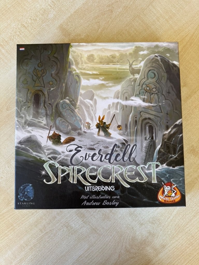 Spel Everdell Spirecrest uitbreiding, Hobby en Vrije tijd, Een of twee spelers, Ophalen of Verzenden, Zo goed als nieuw, White Goblin Games
