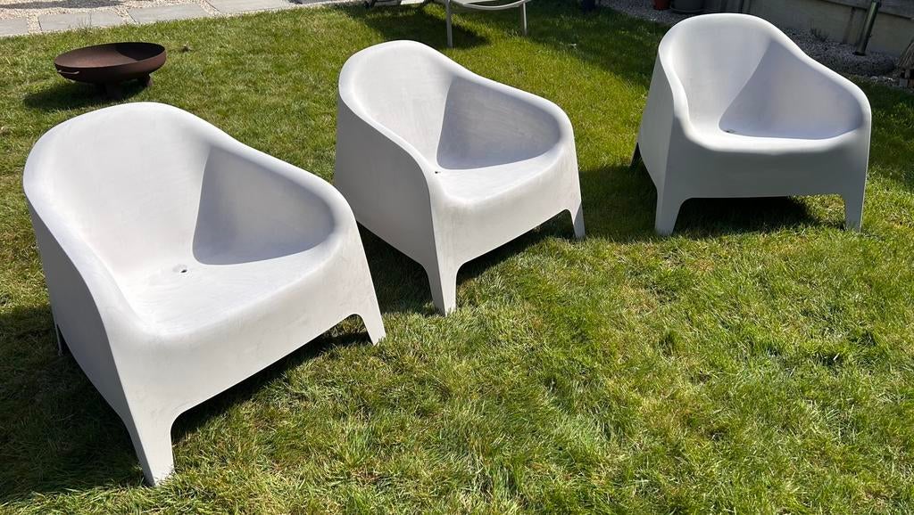 Tuinfeautuil 3x, Tuin en Terras, Ophalen, Gebruikt