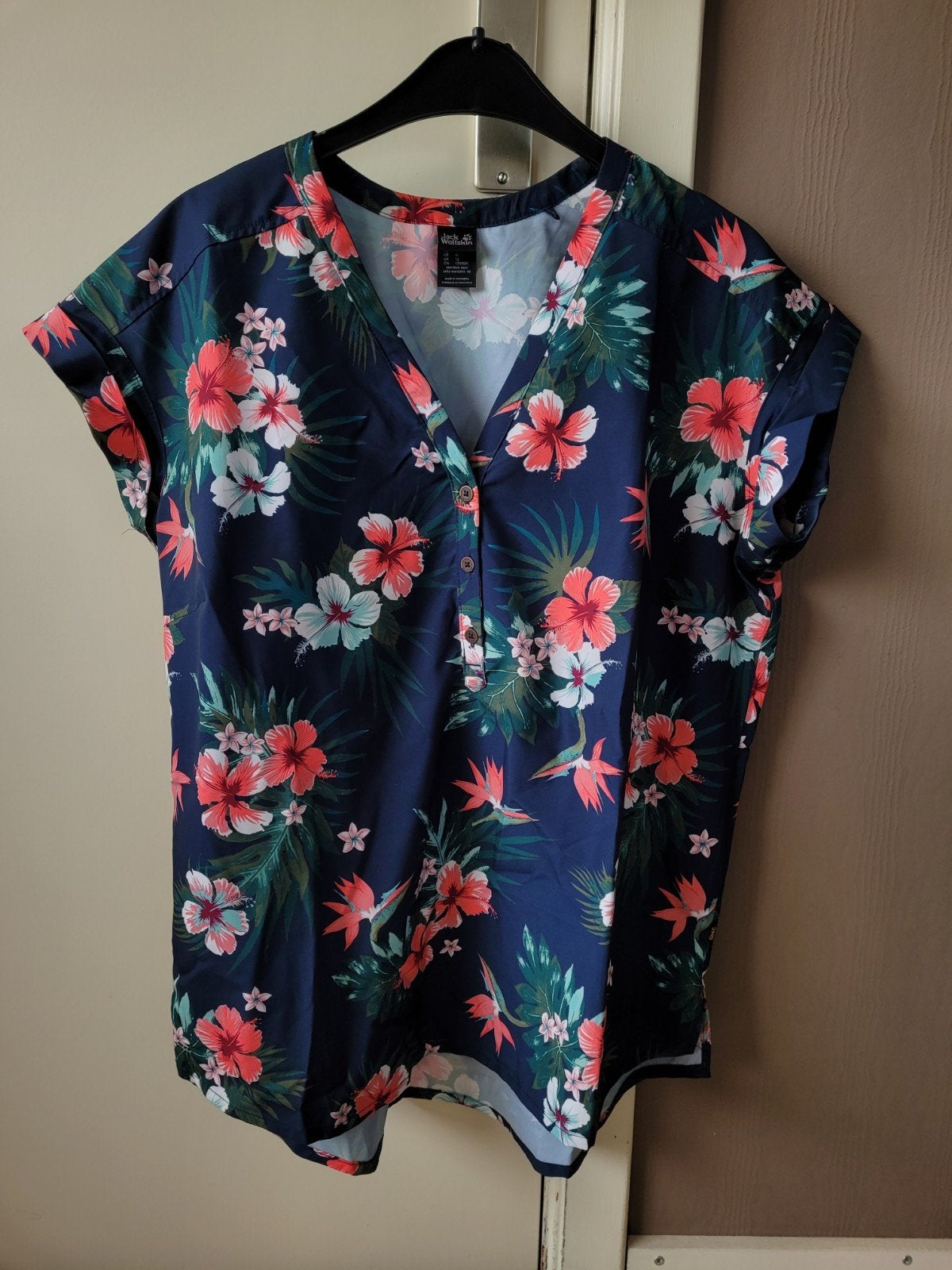 Blouse d'été colorée de la marque Jack Wolfskin, M, Enlèvement ou Envoi, Taille 38/40 (M)