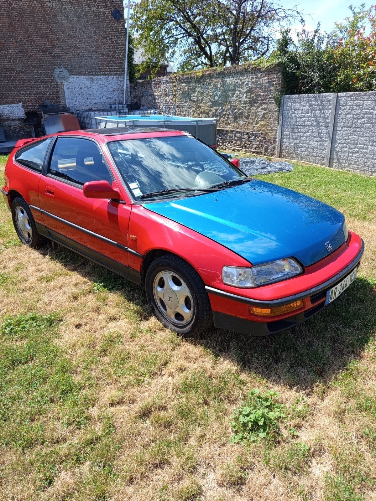 Honda crx vtec, Autos, Achat, Toit ouvrant, Noir, Particulier