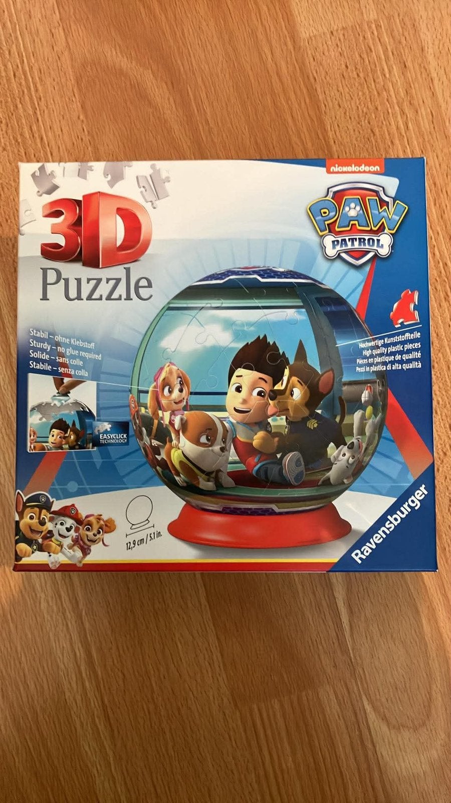 3D puzzel paw patrol, Ophalen of Verzenden, Zo goed als nieuw