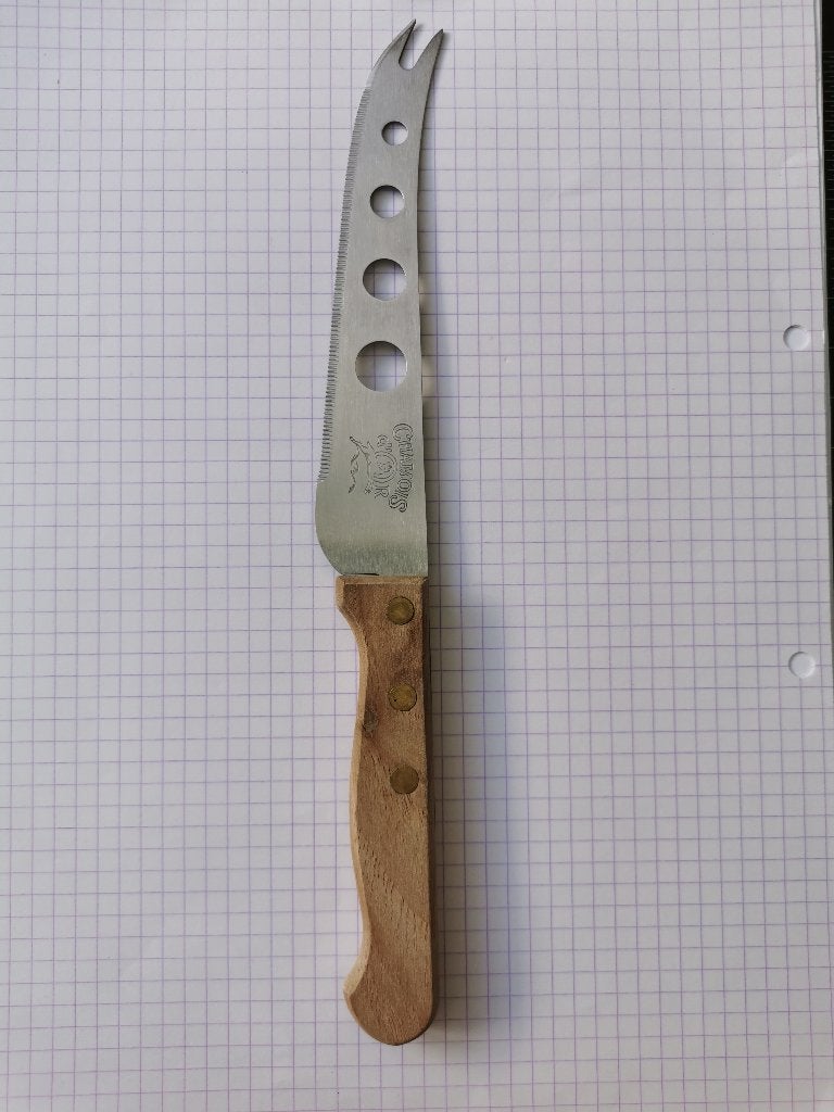 Groot kaasmes Chamois d'or. 235 mm., Ophalen of Verzenden, Zo goed als nieuw, Metaal
