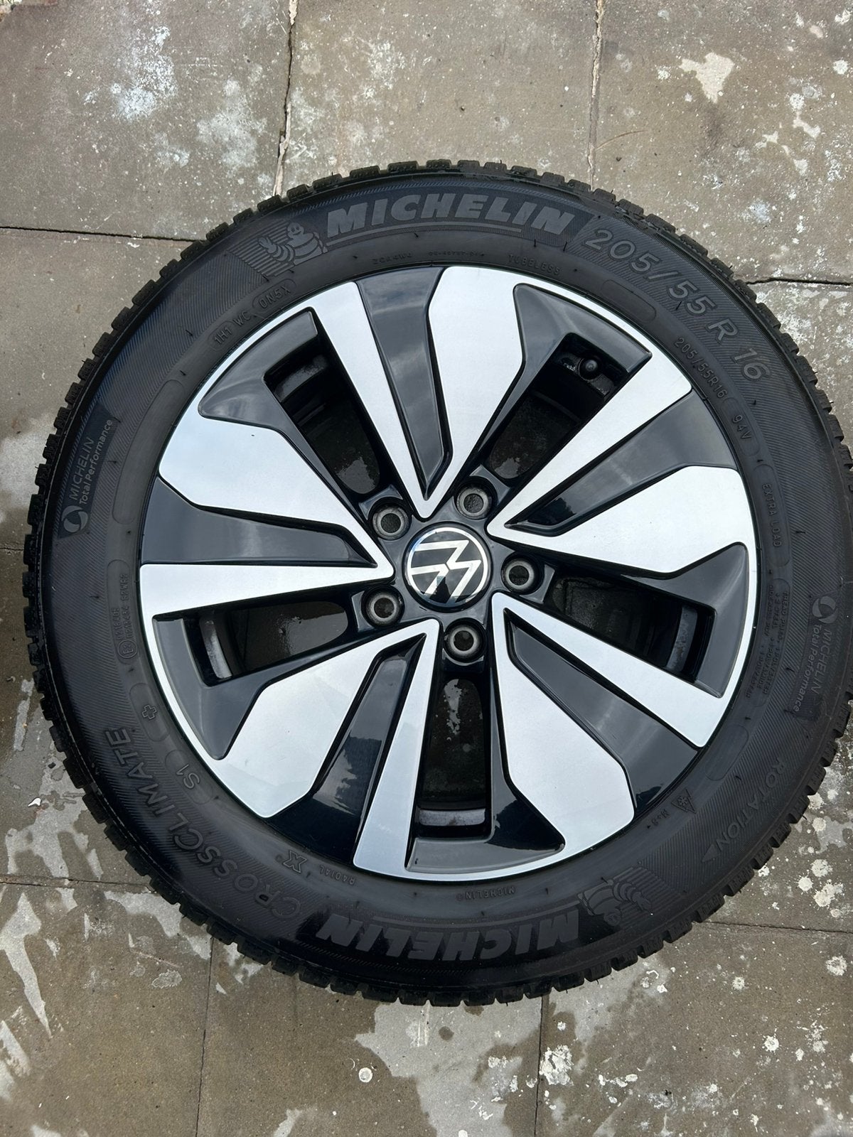 Jantes Original VW 205/55R16, Enlèvement, 4 Saisons, Jante(s)