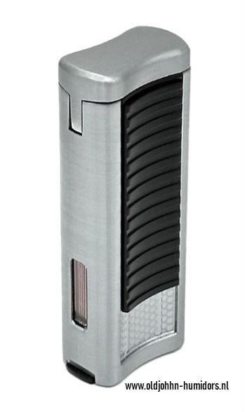 RONSON PASSAT AANSTEKER 2 X JETFLAME BOOR SILVER BLACK   ro6, Envoi, Neuf, Briquet