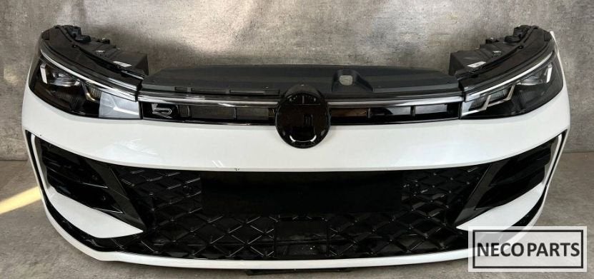 VW PASSAT R LINE B9 VOORBUMPER KOPLAMP COMPLEET ORIGINEEL!!!, Gebruikt, -, -, Ophalen of Verzenden