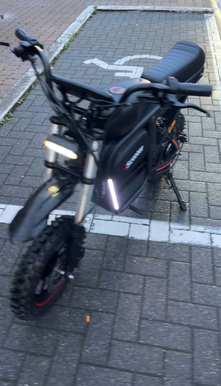Iscooter Dx5 Max (moto-draisienne tout terrain sans permis), Enlèvement
