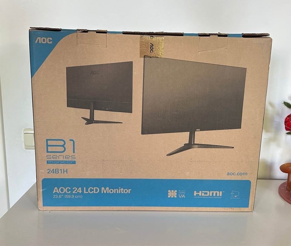 AOC 24B1H – 23,6” LCD Monitor, Computers en Software, Ophalen, HDMI, 23,6, Nieuw