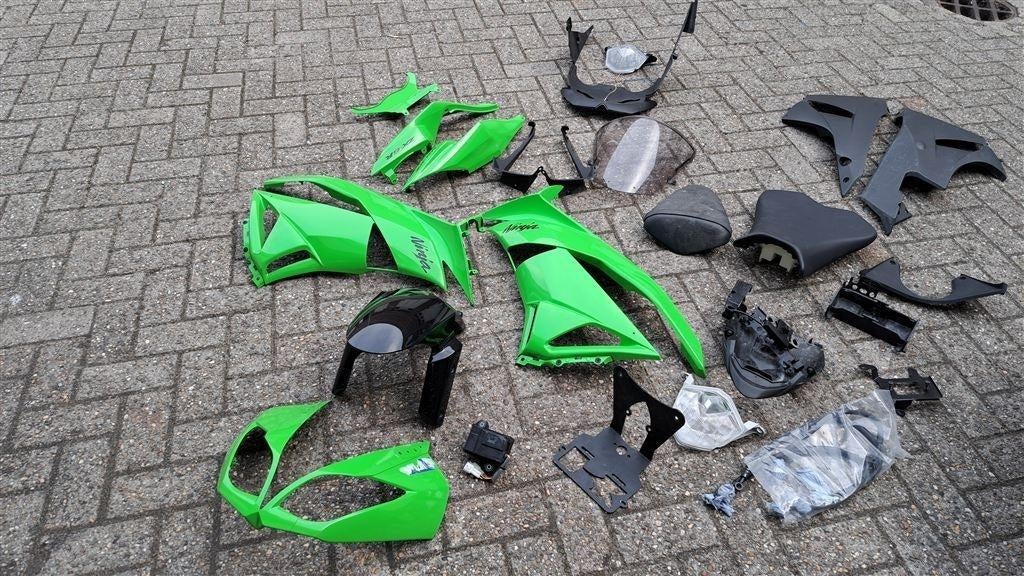 Kawasaki ZX6R 2009 - 2012 kappenset incl. andere delen excl., Ophalen of Verzenden, Gebruikt