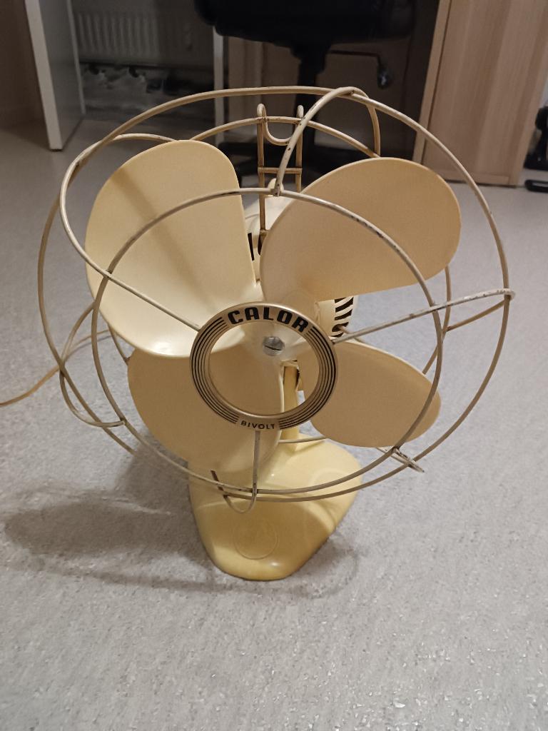 Ventilateur vintage calor bivolt des années 1960' art-deco, Electroménager, Ventilateurs, Enlèvement
