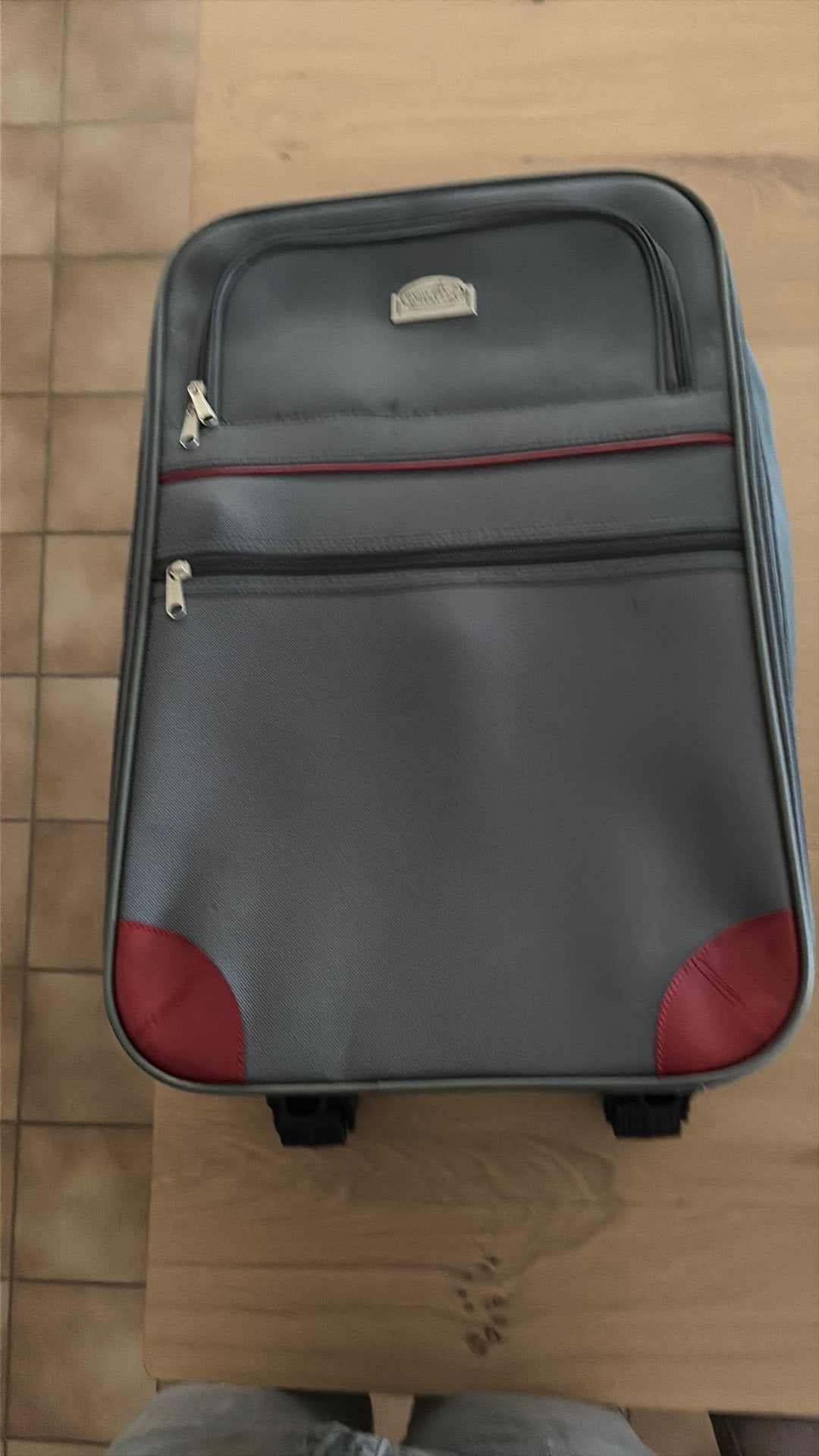Set reistassen grijs, Handtassen en Accessoires, Koffers, Ophalen, Zo goed als nieuw, Overige materialen
