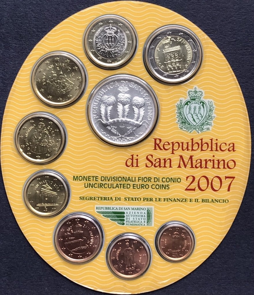 euromunten, Timbres & Monnaies, Enlèvement ou Envoi, Saint-Marin, Autres valeurs, Monnaie en vrac
