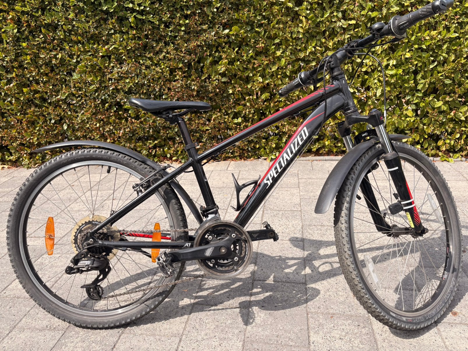Jongens kinderfiets mountainbike, Vélos & Vélomoteurs, Vélos | Garçons, Vitesses, Enlèvement, Utilisé, Frein sur jante