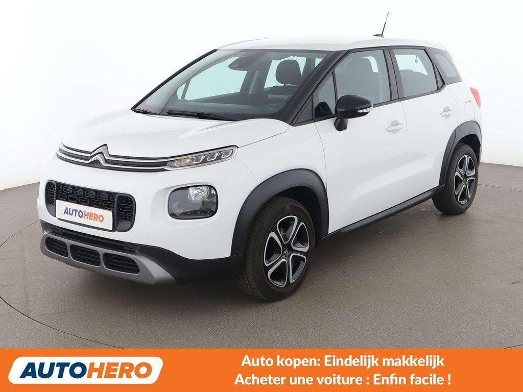 Citroën C3 Aircross 1.2 PureTech Feel (bj 2021), Auto's, Voorwielaandrijving, Stof, 1199 cc, Wit