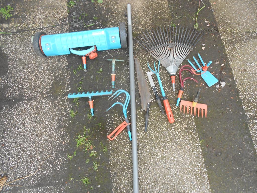 tuingereedschap, Ophalen, Gebruikt