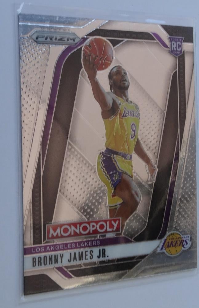 Prizm Monopoly 2015 #45 Bronny James Jr. RECRUE, Envoi, Neuf, Image