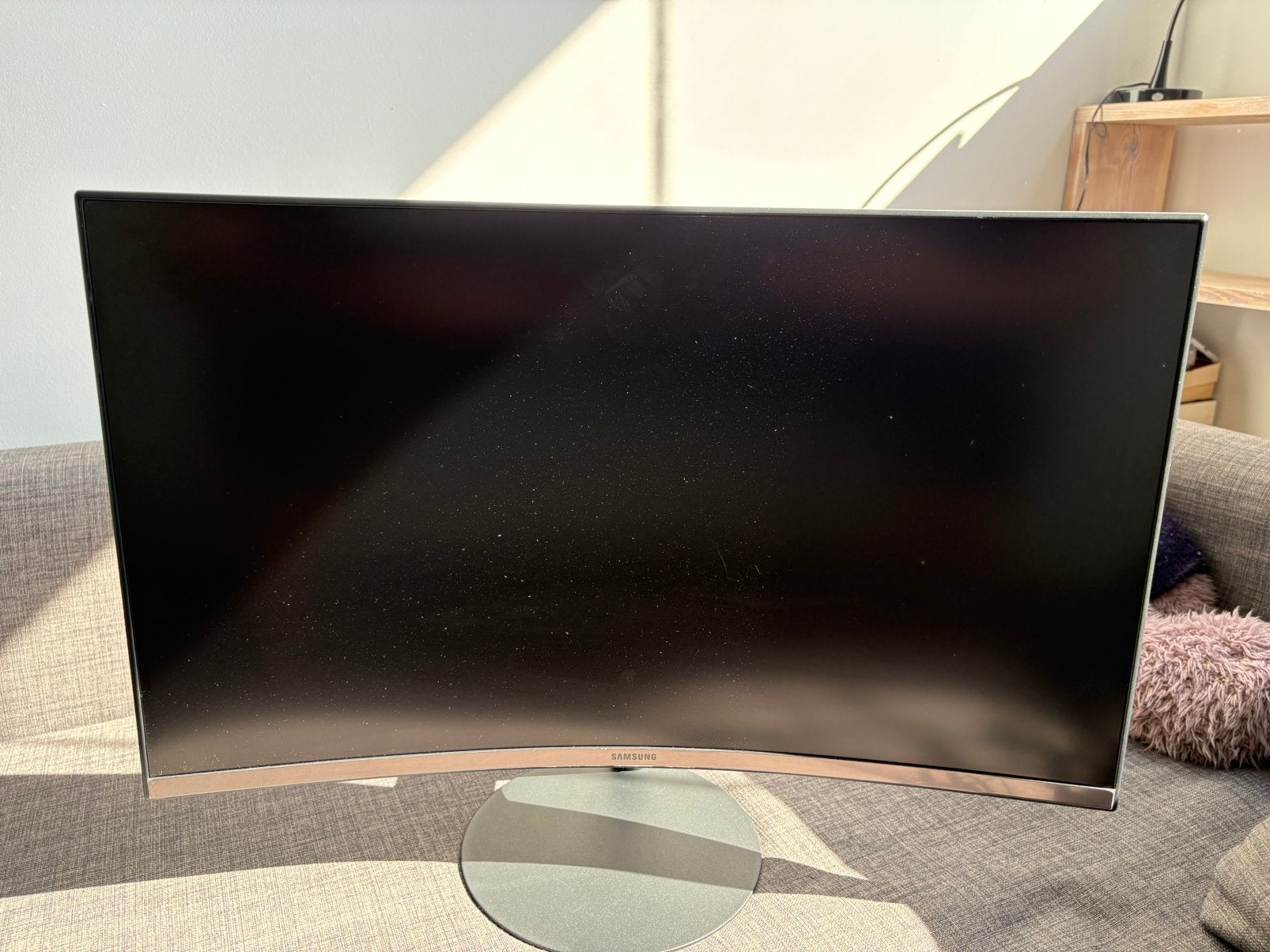 Computerscherm Samsung S27C390EAU, Ophalen, Zo goed als nieuw, HDMI