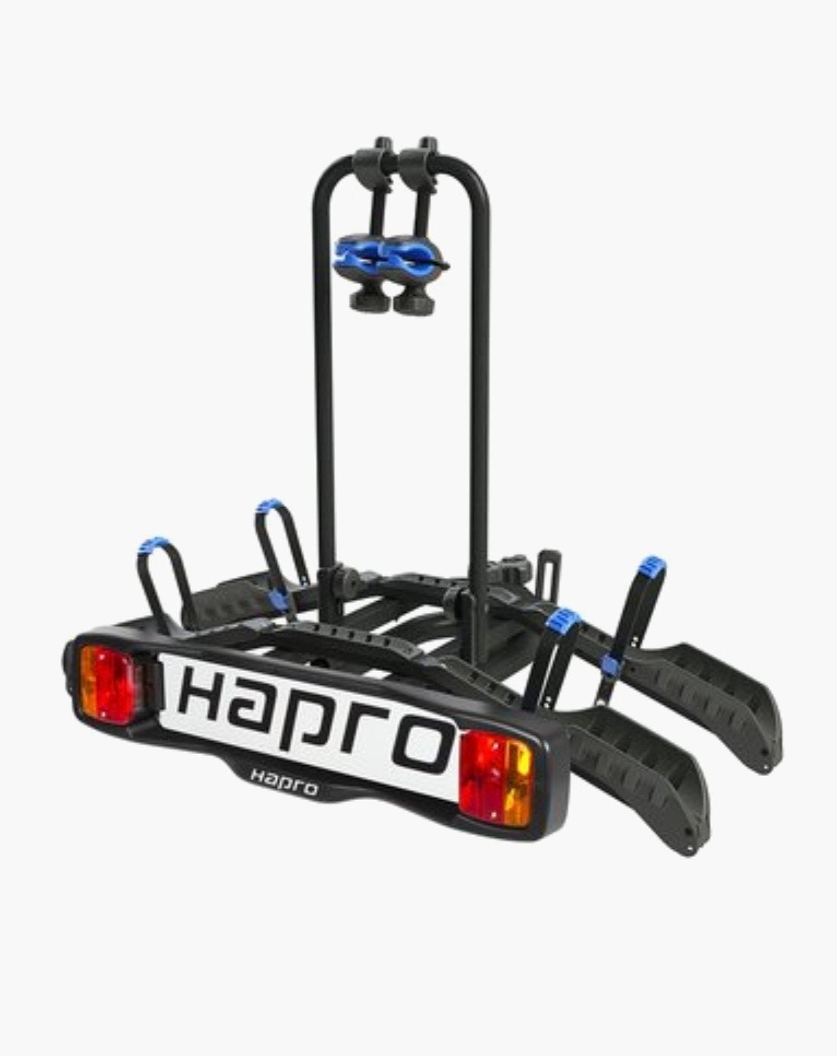 fietsendrager Hapro Atlas Active II + oprijgoot, Neuf, Support d'attelage, 2 vélos, Enlèvement