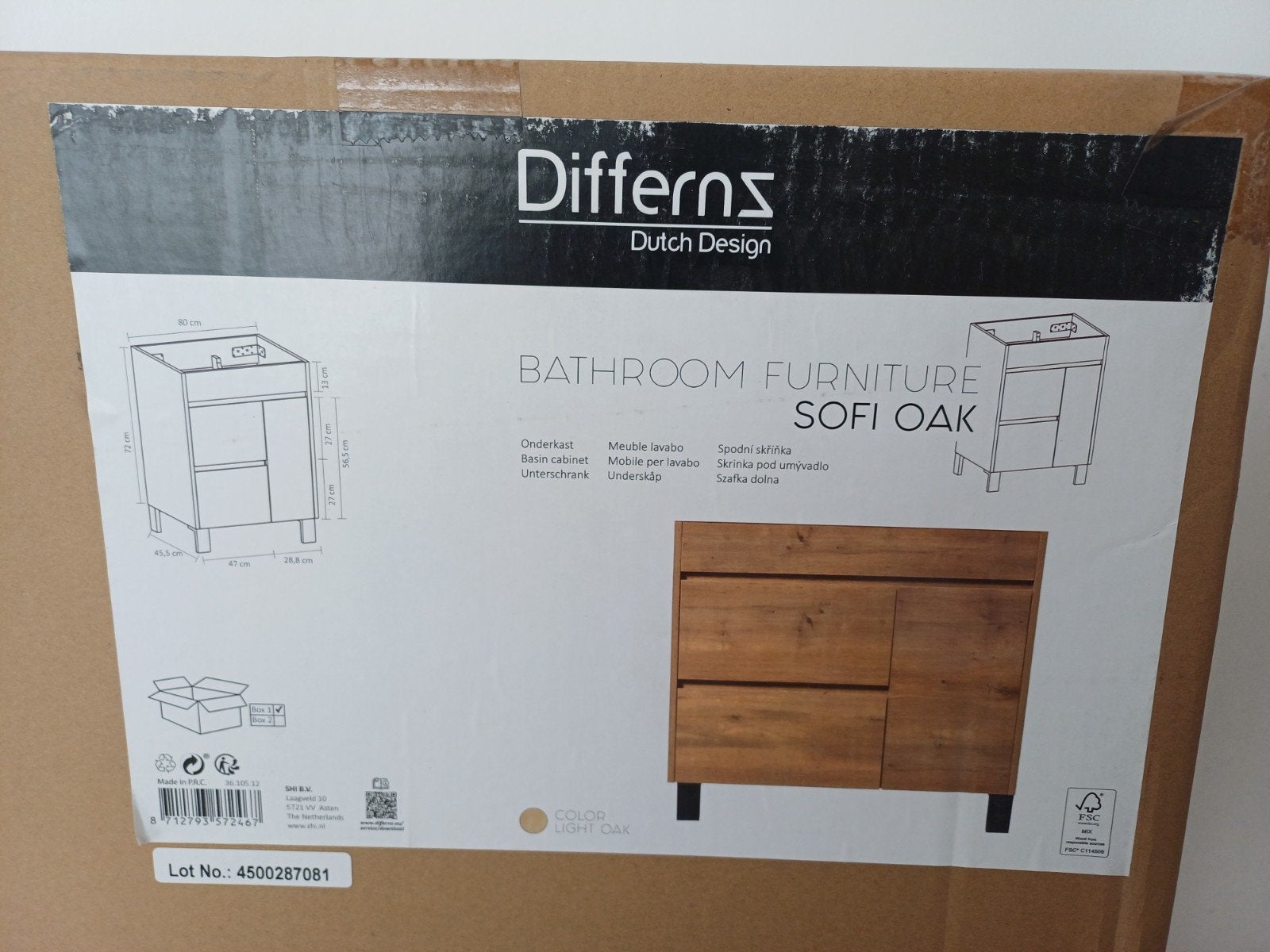 Meubles de salle de bain neufs, Neuf, 25 à 50 cm, Moins de 100 cm, Meuble lavabo