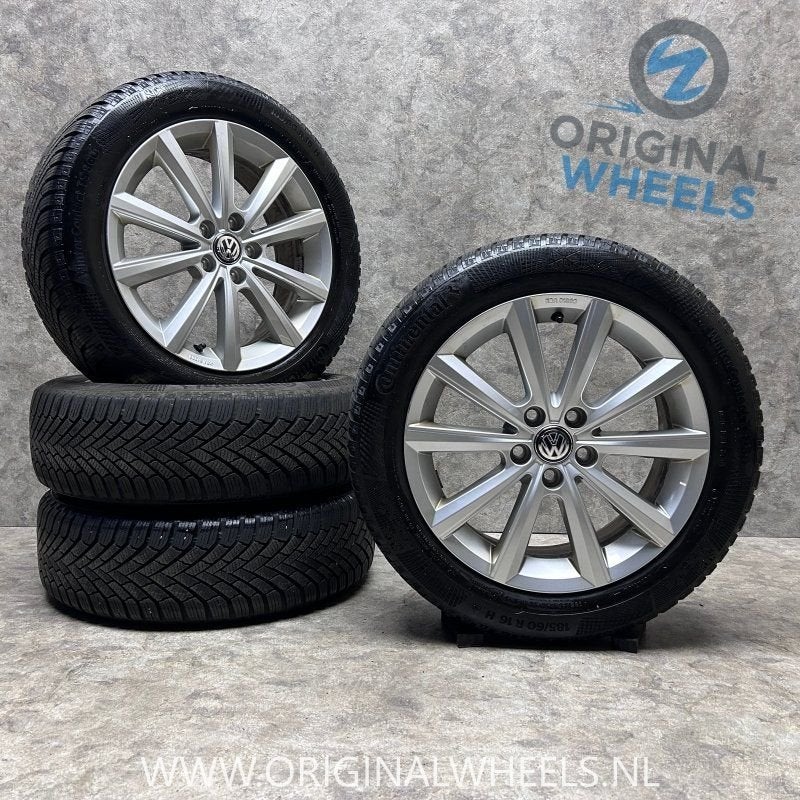 16 inch originele Merano velgen + winterbanden Volkswagen Po, Auto-onderdelen, Gebruikt, -, Banden en Velgen, -