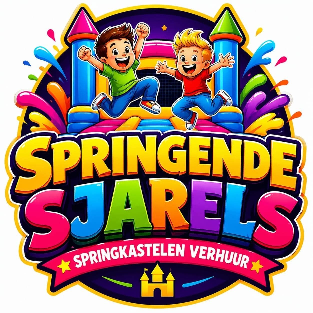 Springkasteel te huur, Ophalen