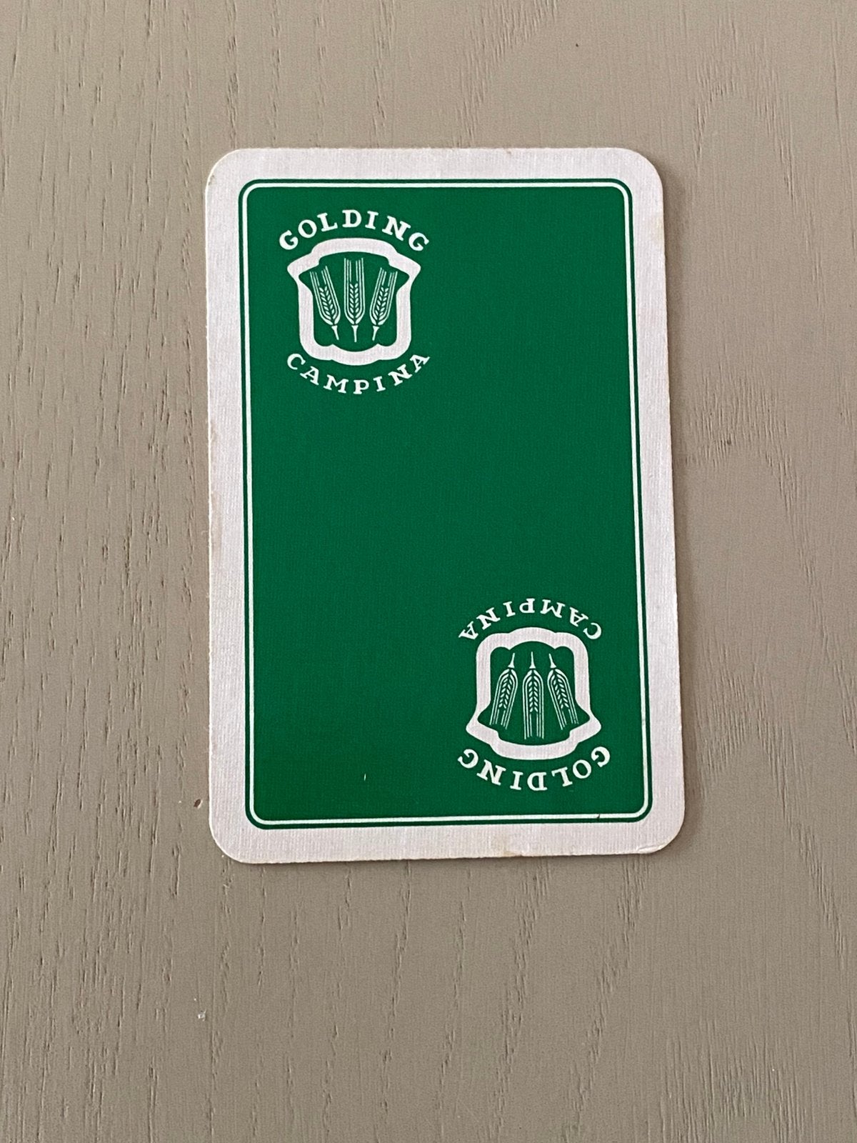 1 oude JOKER speelkaart brouwerij CAMPINA te DESSEL, Verzamelen, Ophalen of Verzenden, Zo goed als nieuw, Joker(s)