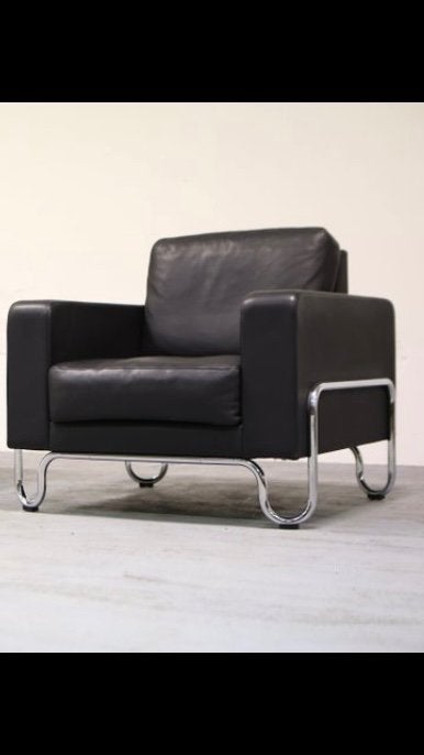 Fauteuil Dutch Originals -W.H. Gispen- Model 441- Leder, 75 à 100 cm, Comme neuf, Enlèvement, Cuir
