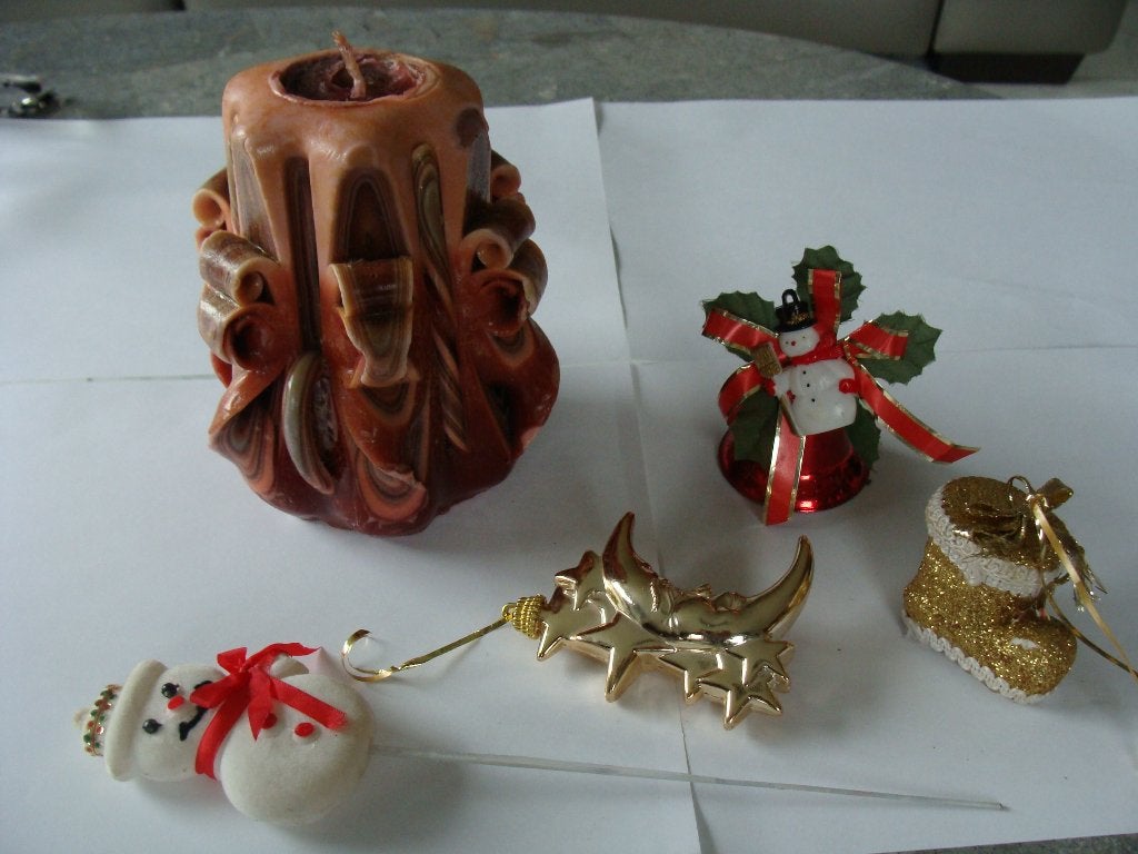 article de noël lot 5 sujets, vintage, Divers, Enlèvement, Comme neuf