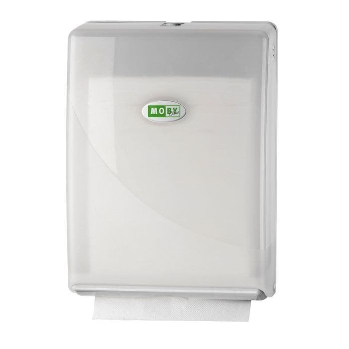 Moby Clean Handdoekdispenser 275 x 275 x 374 mm – HANDDISP, Ophalen