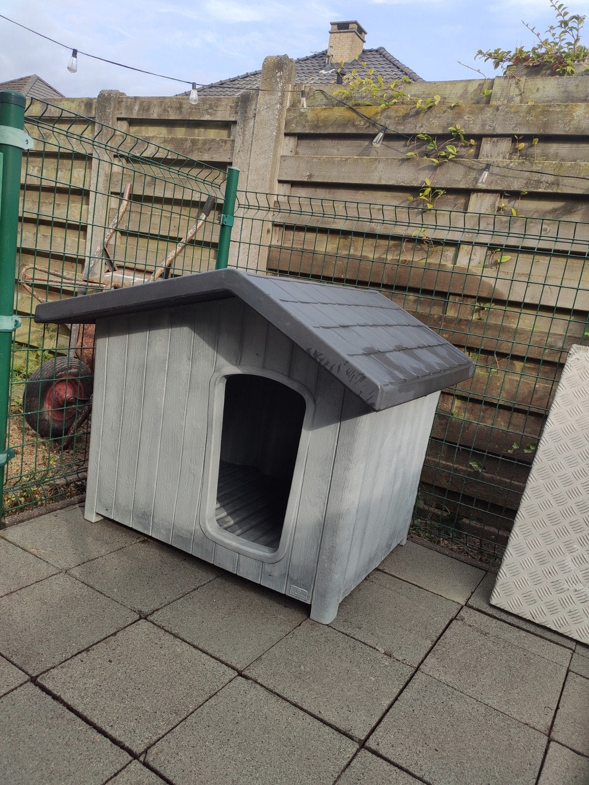 Hondenhok met afneembaar dak, Dieren en Toebehoren, Hondenhokken, Zo goed als nieuw, Hondenhok, 65 tot 100 cm, 75 tot 110 cm, Ophalen